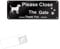 Lxtness 1-Pack Please Close the Gate Sign Garden Dog Signs Metel Aluminum 25x9cm,Rust Free Metal UV Protected Weather Resistant Durable Ink， Easy to Mount