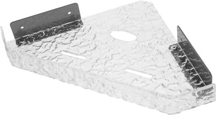 NIYANGLE 1 Jeu Support De Rangement De Salle De Bain Rangement Salle De Bain Camping-car Étagère De Salle De Bain à La Maison Étagère De Salle De Bain Étanche Acrylique Transparent