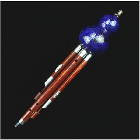 hulusi flöte Palisander-Ebenholz-Einsteigerprofi-Erwachsenen-B-Spielinstrument(Red)