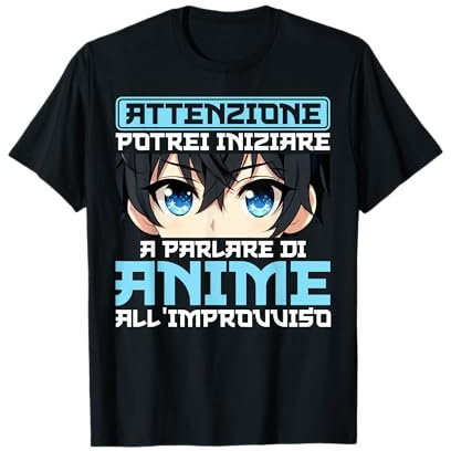 Anime Manga Otaku Amante Degli Anime Kawaii Estetica Maglietta