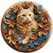 Holzpuzzle Erwachsene, 170 Teile 3D Katze Holzpuzzle, Puzzle Aus Tierteilen, Lernspielzeug Für Freunde Der Familie, Geschenk Für Erwachsene Und Kinder, 28.5 * 28.5cm, C