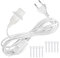 TXErfolg Lampenfassung E14 mit Schalter und Stecker Weiß E14 Fassung mit 5M Netzkabel Schraubring, 2 x 0,75 mm², Lampenaufhängung für Pendelleuchte Deckenlampe DIY Lampen(Weiß)