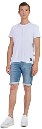 Le Temps des Cerises Jogg 3001 Bermudashorts, Blau, blau, 34W
