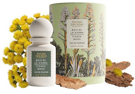Panier des Sens - Eau De Parfum Damen Bois De La Sierra 50ml | Warmer Holziger Duft mit Zedernholz & Mandarinenblüten - Parfüm Frauen - Elegantes Geschenk Für Frauen - Perfume women