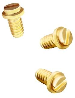 Hicycle2 3.9mm Flat Screws Replacement For Cartier Love Bracelet Stainless Steel Top Qlty (Gold)