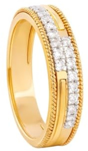 Satfale Jewellers IGI-zertifizierter Diamantring für Herren aus echtem 925er-Sterlingsilber mit E-F-F-F-Farbe, VVS-Klarheit, Laboranbau