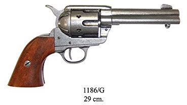 Denix Replica Colt Peacemaker 45 er Kaliber grau Pistole