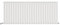 iBathUK Strata Horizontal Radiator, Single Oval Panel Radiators, 600x1440mm Slim Radiator for Bathroom,Kitchen,Living Room - White
