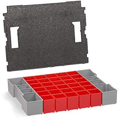 Aufbewahrungsbox L-BOXX 102 Insetboxen-Set | A3 Einsätze mit Deckelpolster | Erstklassige Sortierboxen für Kleinteile | Ideales Ordnungssystem