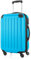 HAUPTSTADTKOFFER - Spree - Handgepäck Hartschalen-Koffer Trolley Rollkoffer Reisekoffer, TSA, 55 cm, 42 Liter, Cyanblau