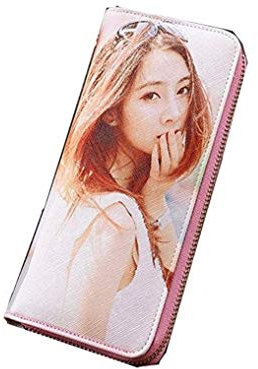 Portefeuille personnalisé Sac à Main Photo Portefeuille Femme Fait sur Mesure Grande capacité Porte-Monnaie Porte-Carte