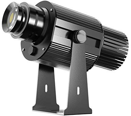 WUZHENG GOBO Lumière Logo Projecteur Lumière 25W LED GOBO Projecteur Publicité Logo Lumière pour Store Event Event,Black,Outdoor