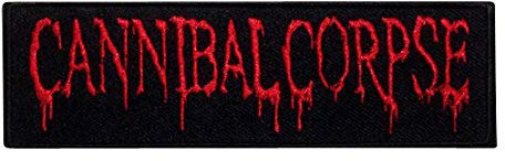 Cannibal Corpse Écusson Patch en fer brodé sur accessoire
