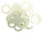 M8 (8mm) Flat Washer (Form A) - Brass (Pack of 20)