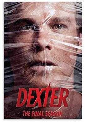 ERTYC Dexter Poster für die letzte Saison, dekoratives Gemälde, Leinwand, Wandkunst, Wohnzimmer, Poster, Schlafzimmer, Gemälde, 30 x 45 cm