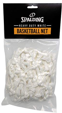 Spalding Ersatznetz für Basketballfelgen, robust, Weiß