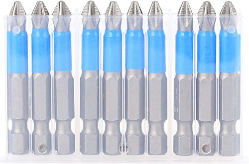 CELIKA Screwdriver Bit Set/Drill Bit Set,Impact driver Bit Set,Drill Bits, Wear Resistance 2Inch Electric Anti-Rust Screwdriver Bit, for Drill Iron Material Drill Steel Material