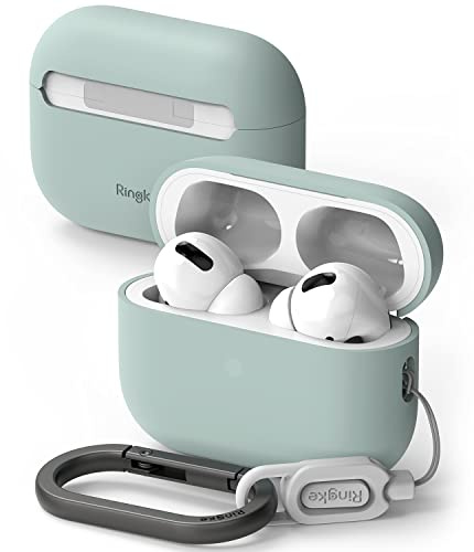 Ringke Silicone Case Kompatibel mit AirPods Pro 2 Hülle Weiches Leicht Silikon Schutzhülle für AirPods Pro 2. Generation - Seafürm