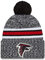 New Era Atlanta Falcons NFL 2023 Sideline Sport Knit OTC Black Red Beanie - One-Size