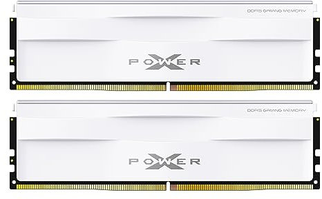 SP Silicon Power DDR5 32GB (2x16GB) Zenith 6000MHz (PC5-48000) 288-pin CL30 1.35V UDIMM Desktop Memory Module RAM SP032GXLWU60AFDG White