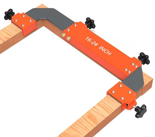 luolety Verstellbares Rahmenwerkzeug, 40,6 - 61 cm, Aluminiumlegierung, Bolzen auf der Mitte, Präzisions-Wandbolzen, Layout für Rahmen, Wände, Böden, Dächer, Leiter