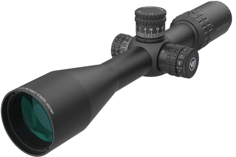 Vector Optics ORION PRO MAX 3-18x50 SFP 30mm VOR-5 MOA Illuminated Glass Etched Reticle Side Focus Zero Stop Rifle Scope with weaver/picatinny mounts, sunshade, flip up lens caps SCOL-57