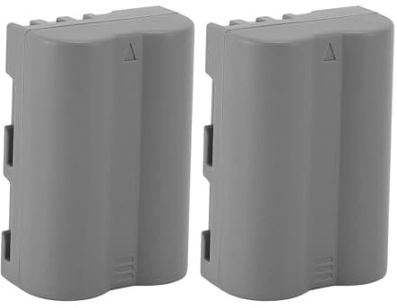 Lot de 2 Piles ENEL3E 7,4 V 2750 MAh pour Appareils Photo Reflex Numériques Nikon D50 D70 D70s D80 D90 D100 D200 D300 D300s D700 et Plus Encore