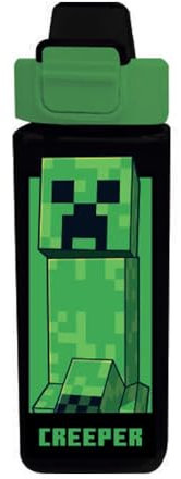 Kids Licensing Minecraft Gourde avec fermeture à clic [500 ml], multicolore