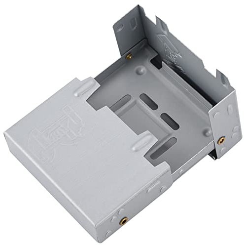 Yctze Fornello da Campeggio Militare Portatile con Combustibile Solido Ad Alcool, 95x75mm, Fornello Tascabile Pieghevole a Legna da Esterno con Supporto Compatto Leggero per