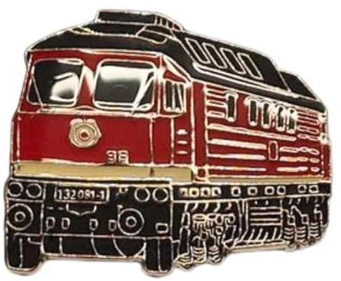 E-Lok BR 132, br132, BR132, br 132, Ludmilla, Pin, Anstecker, Anstecknadel, Lokomotive, Eisenbahn, Zug, Train, Railway, pin, pins, anstecker, anstecknadel, Lok, Bahn, emblem, emblem