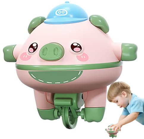 Generisch Seil-Einrad-Spielzeug, Balance-Schwein-Spielzeug,Schwein beim Seiltanz - Lernspielzeug, interaktives Spielzeug, Lernspielzeug, Gyroskopspielzeug zur Kompetenzentwicklung