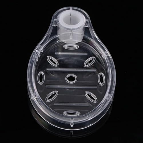 Porte-savon transparent pour barre de douche en plastique ABS de 22 mm