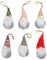 6 Stile Weihnachten Schneeflocke Zwerg Ornamente Skandinavische Weihnachtsmann Plüsch Puppen Hängende Weihnachtsbaumschmuck Zwerge Dekorationen