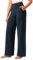 CRZ YOGA Butterlift Damen High Waist Weites Bein Trousers - 79cm Jogginghose mit Taschen Freizeithose Yogahose Workout Hose Echte Marine 42