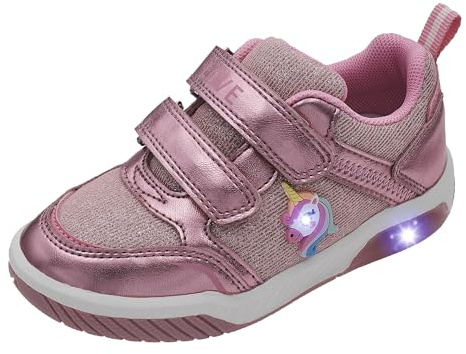 Chicco, Kinderschuhe mit Lichtern, Sneaker mit Bunten Lichtern in der Sohle, mit Doppeltem Klettverschluss, Schuhe für Mädchen und Jungen, Italienisches Design