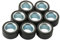 Lot de 8 rouleaux de variateur de performance Racing XMax 250, poids 12 g, 20 x 12 mm, for Ymh YP250 Yp Majesty250 X-City250 X-Max 250 cc 4T