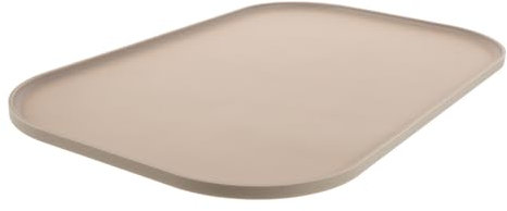 GREENADSCAPE Dog Cat Pet Bowl Mats Silicone Placemat Approved Non-slip Raised Edge Easy Indoor Use