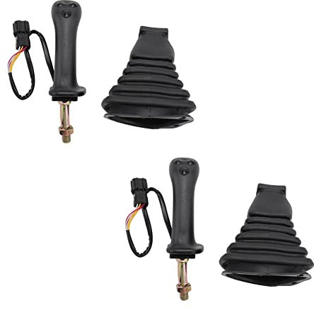 Ohewiiuk 2 x 3 botones excavadora joystick Assy engranajes con cubierta protectora para Doosan DX150 215 225 300 370-9C derecha