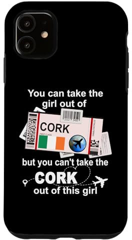 Hülle für iPhone 11 Cork Bordkarte - Cork Girl - Cork