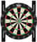 Shot! - Voyager Dartboard Door Hanger | Portable & Adjustable | No Wall Damage | Compatible with 0-6.5cm Door Thickness | Suitable for Apartments & Travel, Black, Steel