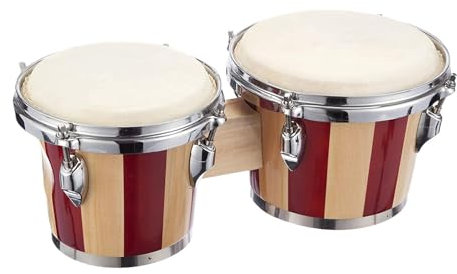 Bongo Schlagzeug Set Professionelle Bongos Hand Drum Leichtes Design Handgefertigte Details 6 Zoll und 7 Zoll Für Männer Frauen Erwachsene