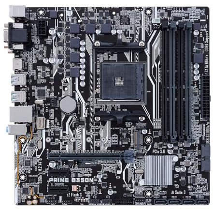 Scheda madre Scheda madre Fit For ASUS PRIME B350M-A Supporto socket AM4 B350 Ryzen 5 5600 5600G 7 5700X3D CPU 4×DDR4 DIMM PCIe 3.0 Micro ATX