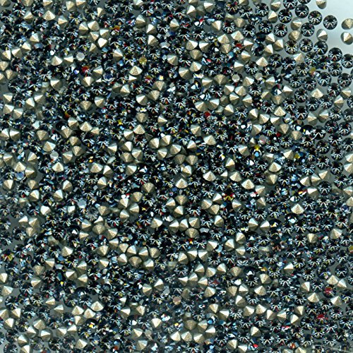 1028 PP14 SN * * * 70 brillantes Swarovski fondo cónico, 2,05 mm Silver Night F