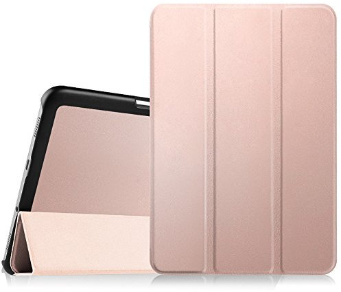 FINTIE SlimShell Funda para Samsung Galaxy Tab S2 8.0 - Súper Delgada y Ligera Carcasa con Función de Soporte y Auto-Reposo/Activación para Modelo de SM-T710/T715/T719, Oro Rosa