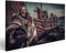 islandburner Bild auf Leinwand Wikinger Krieger Schwert Drakkar Bilder Wandbilder Poster