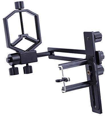Universal Photo Adapter Stand, Spotting Scopes Telescope Mounts for Digital Camera Compatible with 1.25 Telescope Eyepieces and Most 2 Eyepieces
