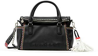 Desigual Womens PU Hand Bag, Black