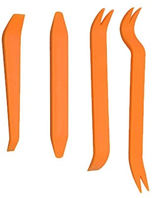 NA 4Pcs Car Trim Removal Plastic Pry Tool Trim Removal Tool Kit for Car Panel Dash Radio Interior Accessories