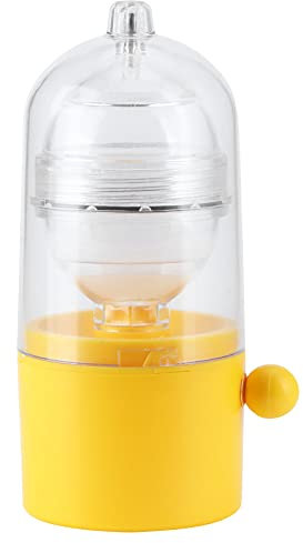 Batteur à oeufs manuel, multifonctionnel manuel d'oeuf blanc mélangeur de jaune d'oeuf,Fouet Oeuf Maker Shaker d'oeuf de Jaune Gadgets Cuisine,Mélangeur d'oeuf de Jaune d'oeuf de Brouilleur d'oeuf