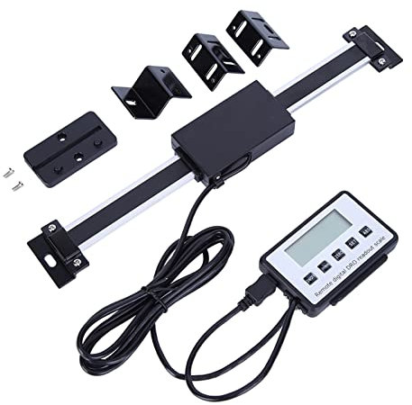 Walfront Digitalanzeige DRO Remote LCD Exaktheit Linearskala für Fräsmaschinen oder Drehmaschinen Messbereich 0–150 Mm mit Installationsarmaturen